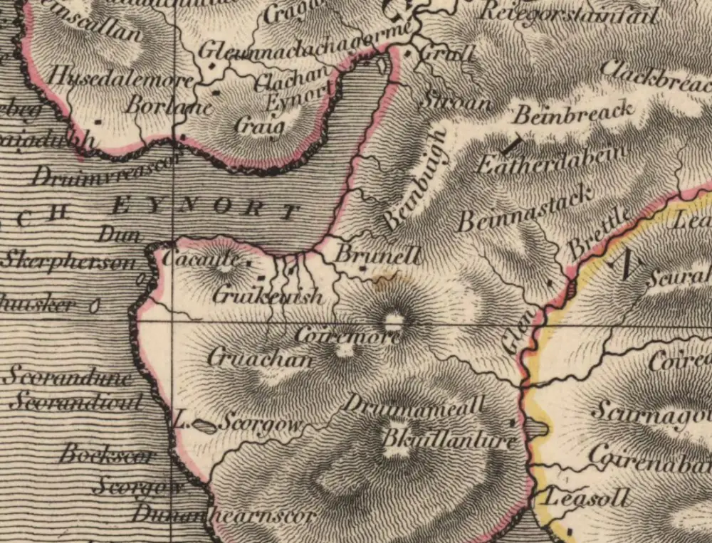 An old ordinance survey of the area