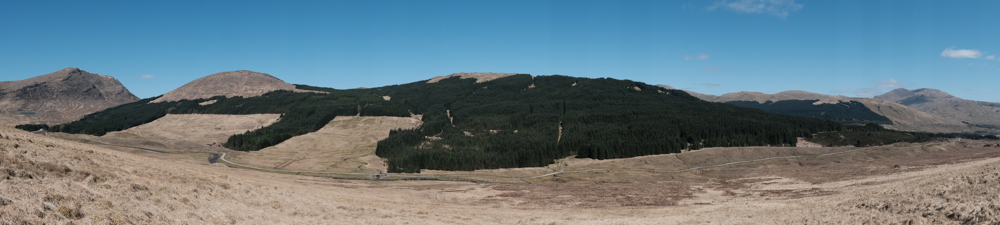 Hills with trees on them