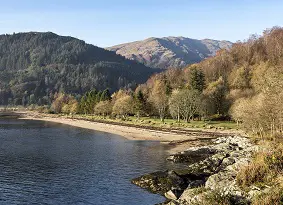 The beach at Ardentinny
